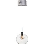 Starburst Pendant - Satin Nickel / Clear Starburst
