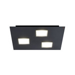 Quarter Square Wall/ Ceiling Light - Black / White