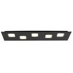 Quarter Linear Wall / Ceiling Light - Black / White