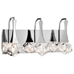 Rockne Bathroom Vanity Light - Chrome / Crystal