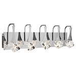 Rockne Bathroom Vanity Light - Chrome / Crystal