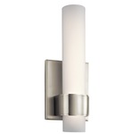 Izza Wall Light - Brushed Nickel / Opal