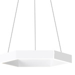 Hex Pendant - White