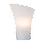 Conico Small Wall Light - Satin Nickel / White