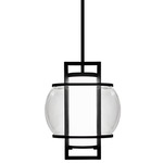 Lucid Indoor/Outdoor Pendant - Black / Opal