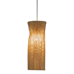 Gea Pendant - Stainless Steel / Beige