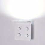 Bolt Wall Light - Aluminum / White