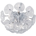 Fiori Wall / Ceiling Light - Clear Murano