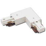 J2 Series Track 2 Circuit L Connector Left - White