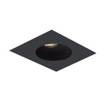 1X1 Round on Square Trimmed Flangeless Trim - Black