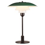PH 3 1/2 - 2 1/2 Table Lamp - Copper / Green