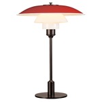 PH 3 1/2 - 2 1/2 Table Lamp - Copper / Red
