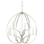 Tilbury Chandelier - Polished Nickel