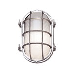 Mariner Oval Outdoor Wall Light - Chrome / Frosted