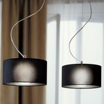 Fog SO/2 Pendant - Satin Nickel / Black