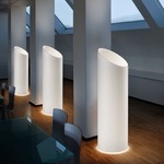 Pank Floor Lamp - White / White / White 
