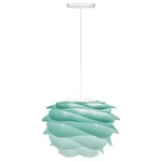 Carmina Mini Pendant - White / Turquoise