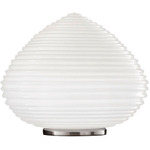 Spirit Table Lamp - Nickel / White