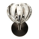 Urchin Elbow Wall Sconce - Dark Bronze / Crystal