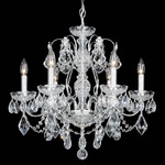 Century Chandelier - Antique Silver  / Heritage Crystal