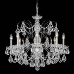 Century Chandelier - Polished Silver / Heritage Crystal