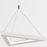 Triangle Pendant - White Oak