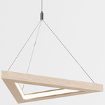 Triangle Pendant - Natural Oak