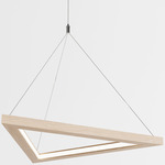 Triangle Pendant - Natural Oak