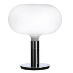 AM1N Table Lamp - Chrome / Opal