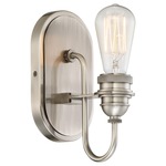 Uptown Edison Wall Light - Pewter