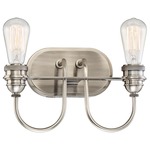 Uptown Edison Bathroom Vanity Light - Pewter