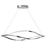 Meridian Horizontal Pendant - Chrome