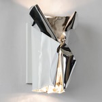 Luster Wall Light - White / Silver Interior