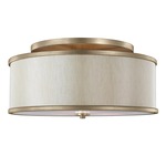 Lennon Semi Flush Ceiling Light - Sunset Gold