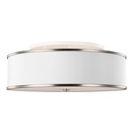 Lennon Semi Flush Ceiling Light - Satin Nickel