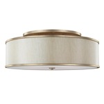 Lennon Semi Flush Ceiling Light - Sunset Gold