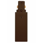 Trac-Lites End Feed Connector - Bronze