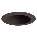 444 Series 4 Inch Adjustable Baffle Trim - Black/ Black Baffle