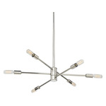 Lyrique Chandelier - Polished Nickel