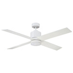 M2015 Ceiling Fan with Light - White / White