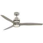 M2023 Ceiling Fan with Light - Brushed Nickel / Silver
