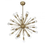 Galea Chandelier - Warm Brass