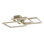 Traverse LED Ceiling Light Fixture - Champagne / White