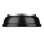 Duncan Ceiling Light Fixture - Pewter / Black