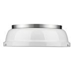 Duncan Ceiling Light Fixture - Pewter / White