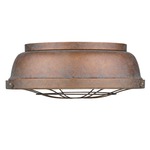 Bartlett Ceiling Light Fixture - Copper Patina