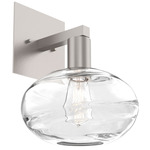 Coppa Wall Sconce - Beige Silver / Optic Clear