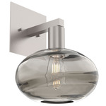 Coppa Wall Sconce - Beige Silver / Optic Smoke