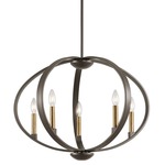 Elata Chandelier - Olde Bronze