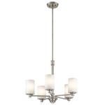 Joelson Chandelier - Brushed Nickel / Satin Etched